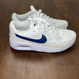 Nike White and Navy Sneakers